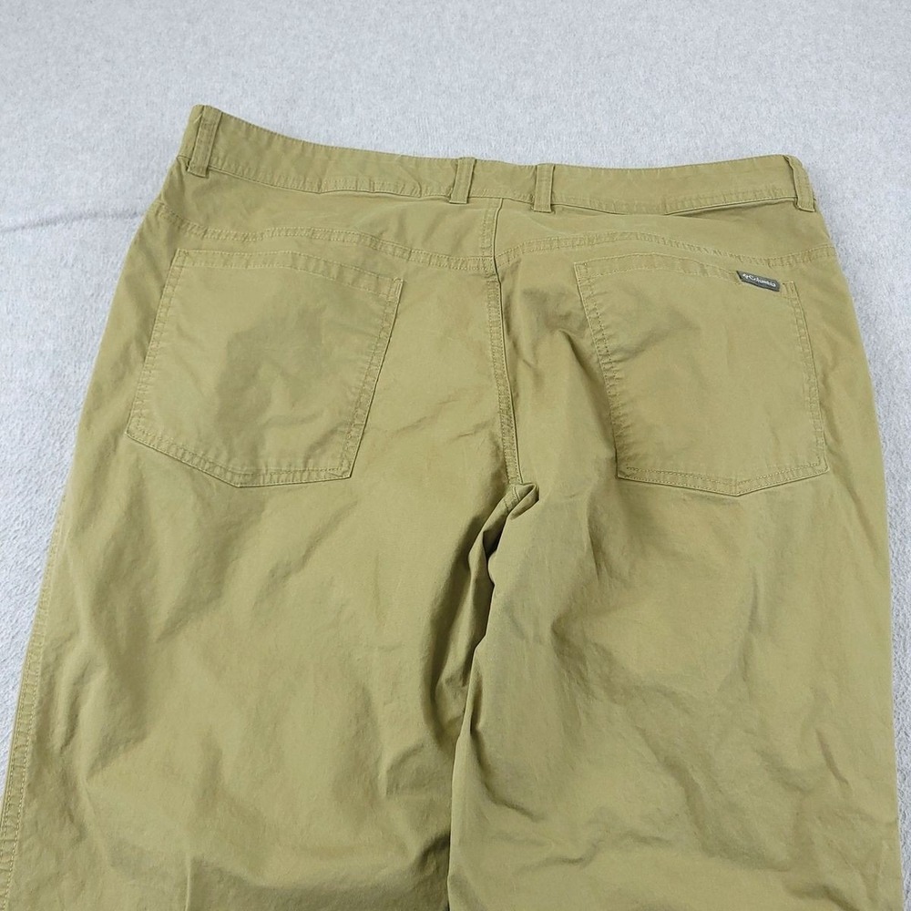 Columbia Pants Mens 36x32 Tan Rapid Rivers Regular Fit Omni Shade UPF 50 Hiking - Picture 11 of 12